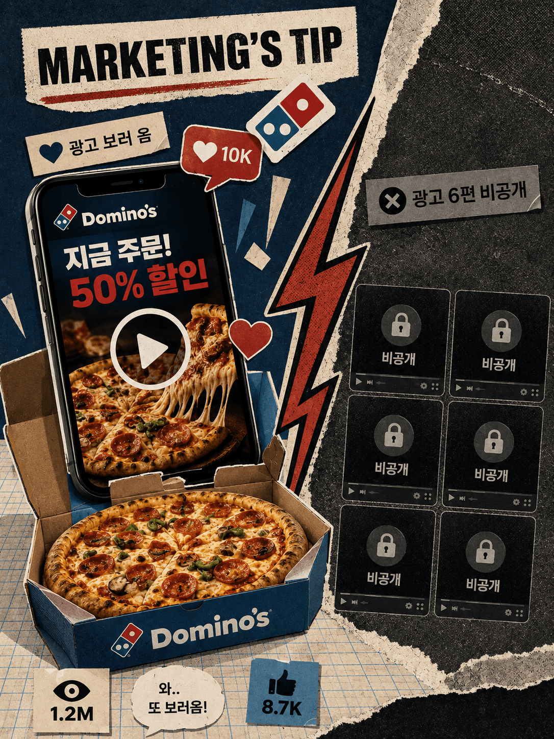 광고 하나 보려고 몰려든 사람들, 광고 여섯 편을 지운 회사