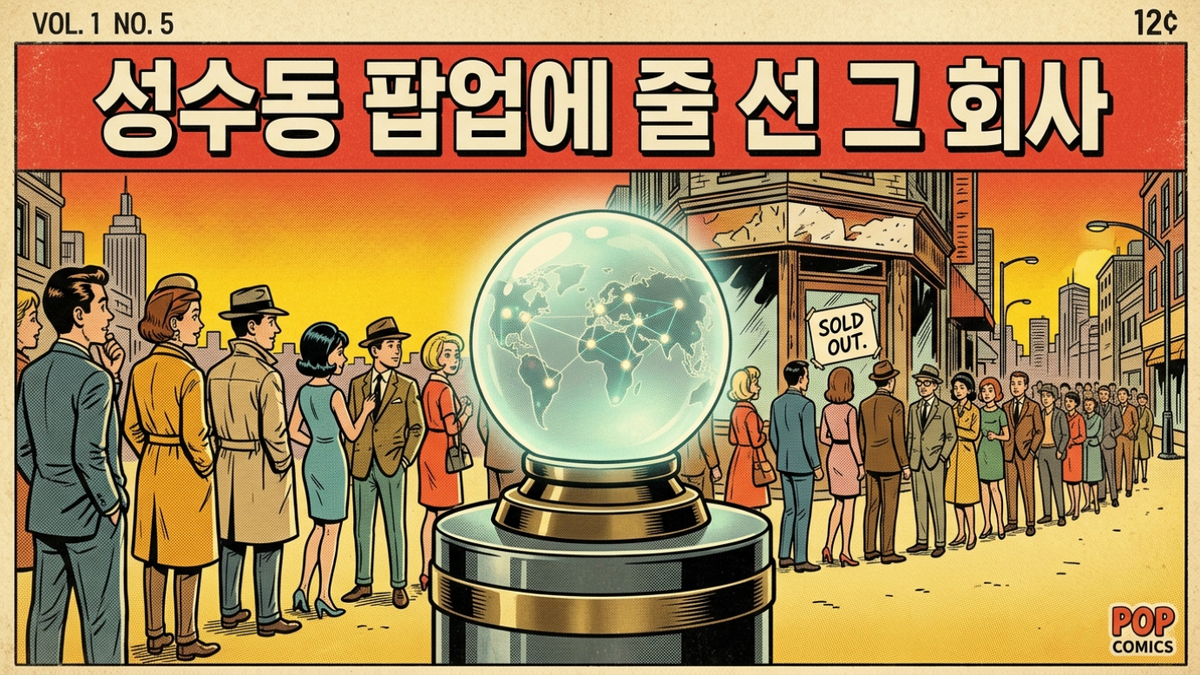 성수동 팝업에 줄 선 그 회사, 알고 보니 전쟁 중?